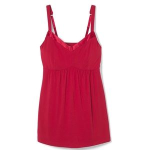 Soma Satin Trim Sleep Cami Raphael Red